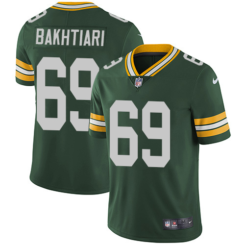 David Bakhtiari #69 Green Bay Packers Jersey