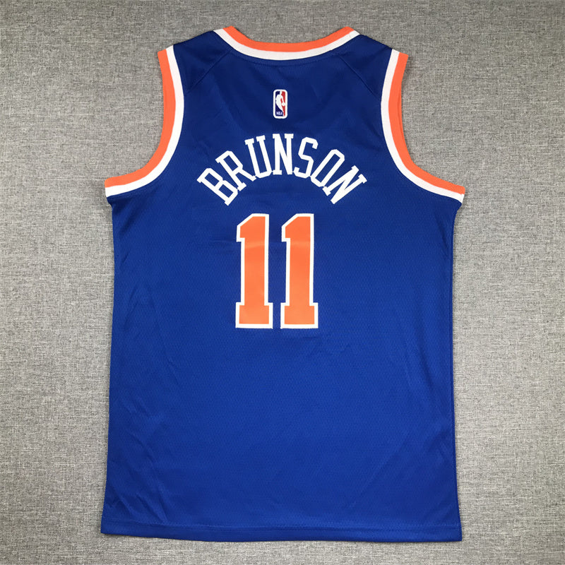 Youth Jalen Brunson New York Knicks #11 Statement Edition Embroidered Jersey