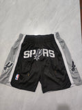 San Antonio Spurs Black Regular Edition Pocket Shorts
