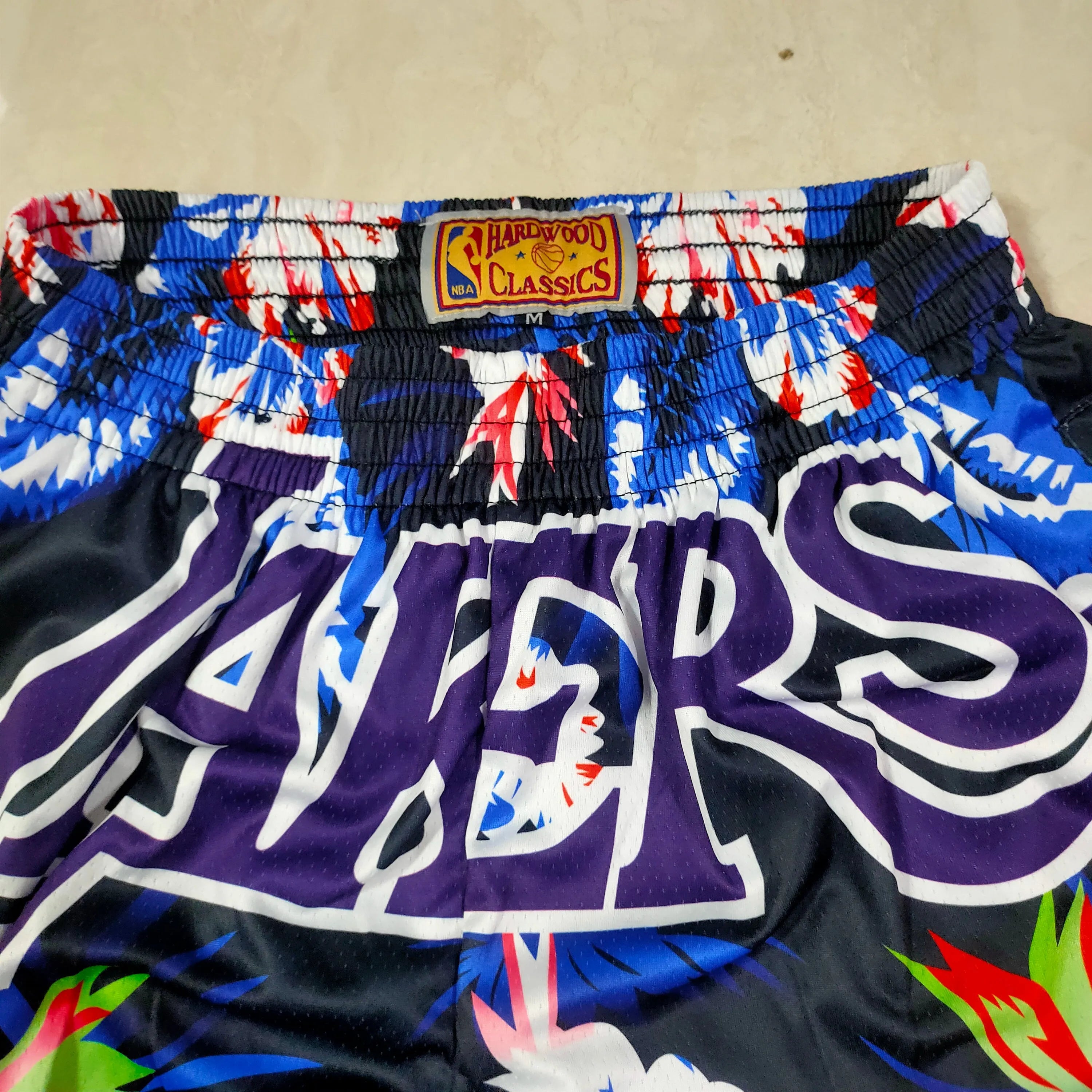 Los Angeles Lakers floral version mitchell&ness pocket pants