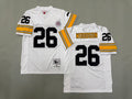 Mens Rod Woodson#26 white Pittsburgh Steelers Vintage Throwback Jersey