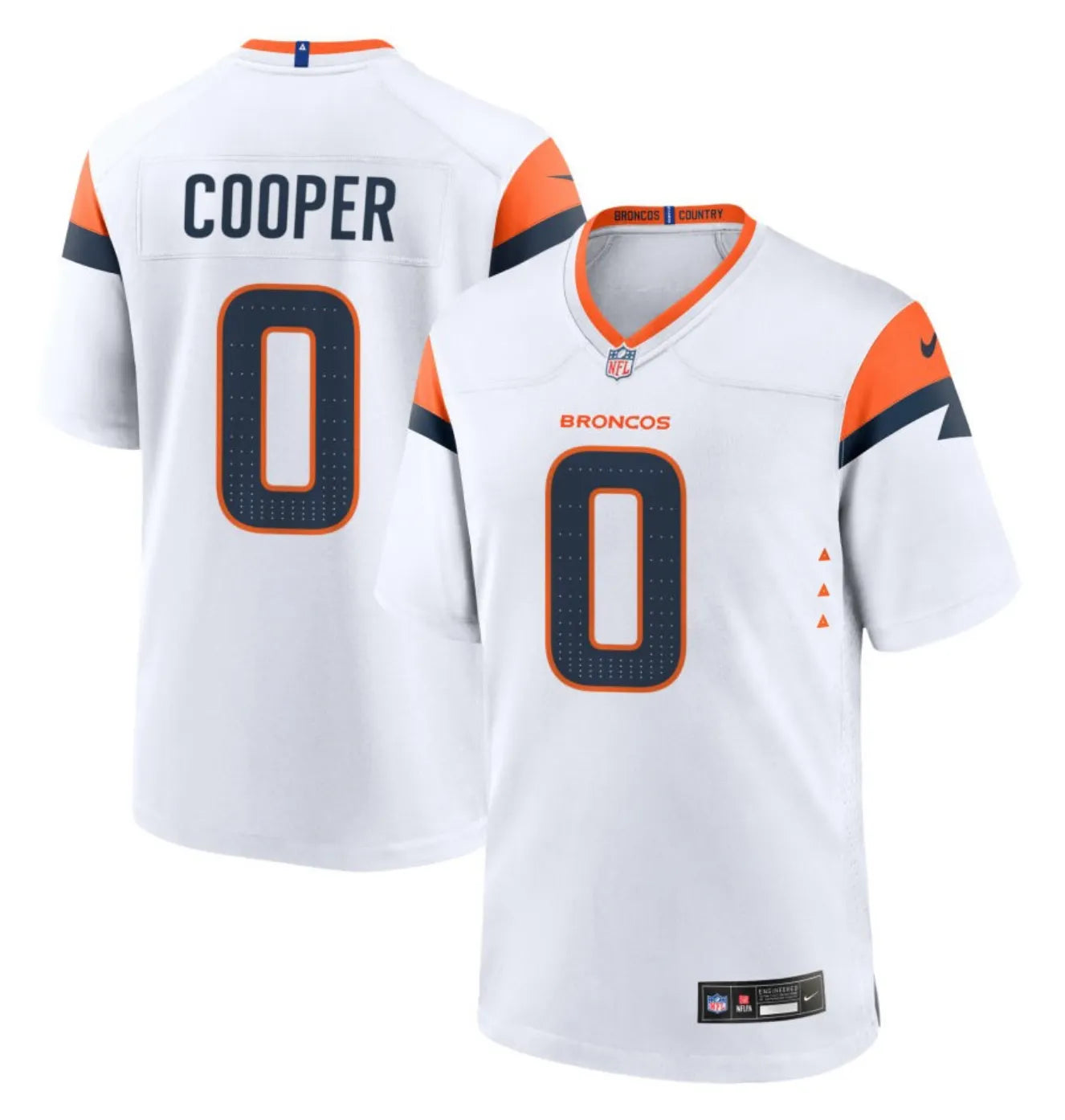 Jonathan Cooper Denver Broncos 2024 Jersey