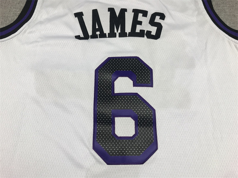 LeBron James #23 Los Angeles Lakers 2022 City Edition Swingman Jersey — Embroidered