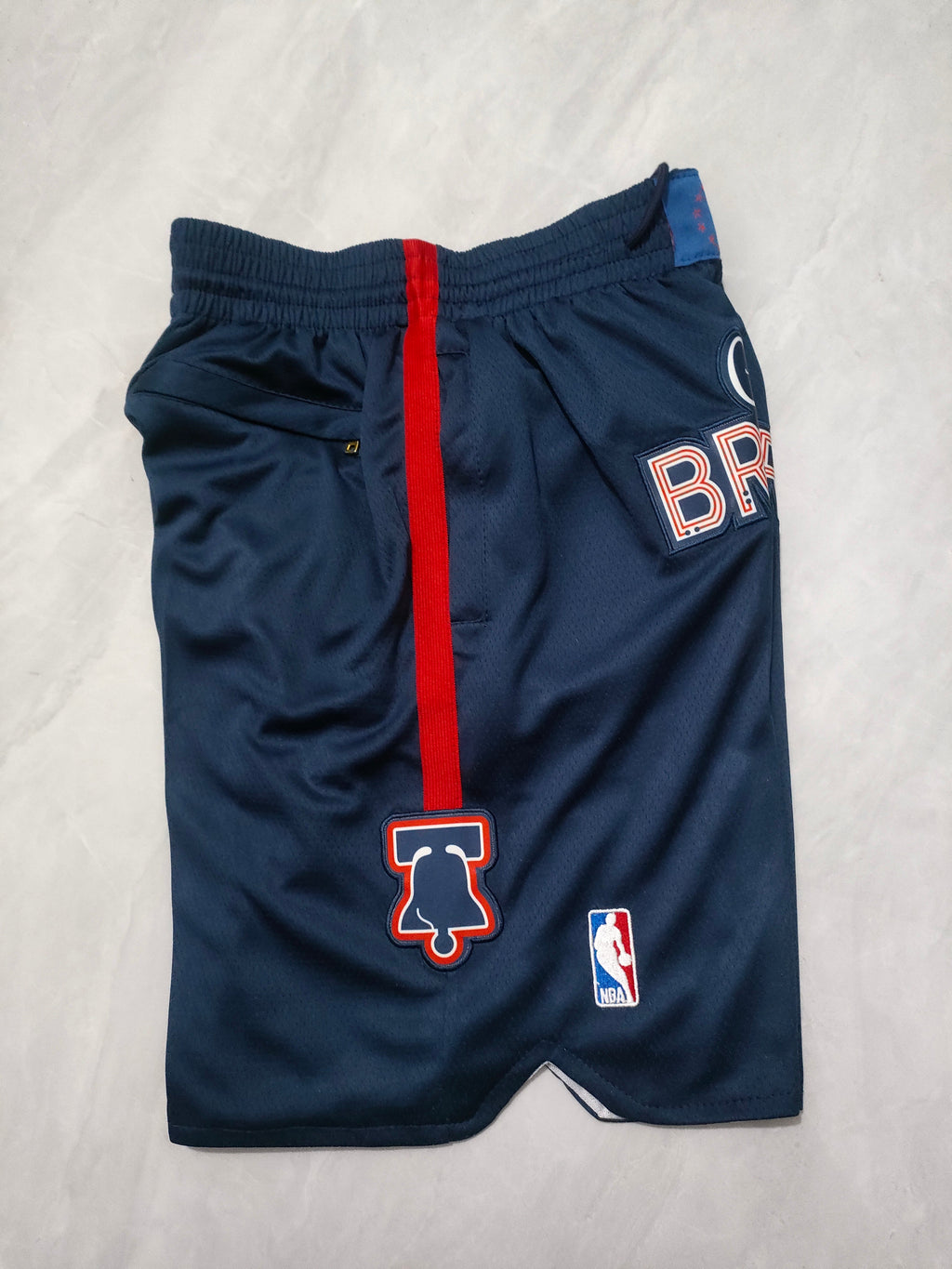Philadelphia 76ers 2024 Dark Blue Pocket Shorts