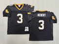 Mens Bobby Hebert#3 black New Orleans Saints Vintage Throwback Jersey