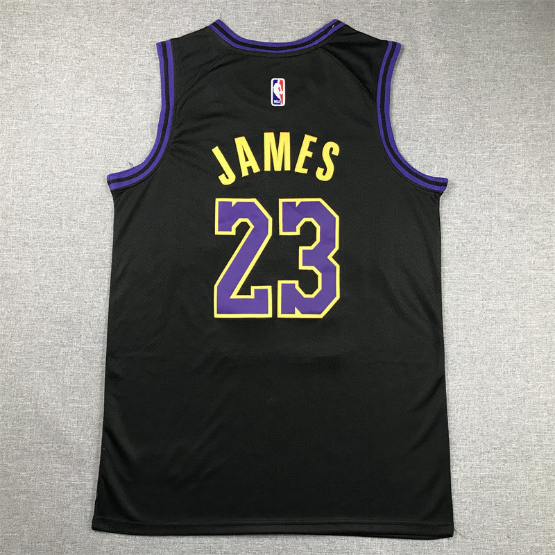 LeBron James #23 Los Angeles Lakers 2024 City Edition Swingman Jersey — Embroidered