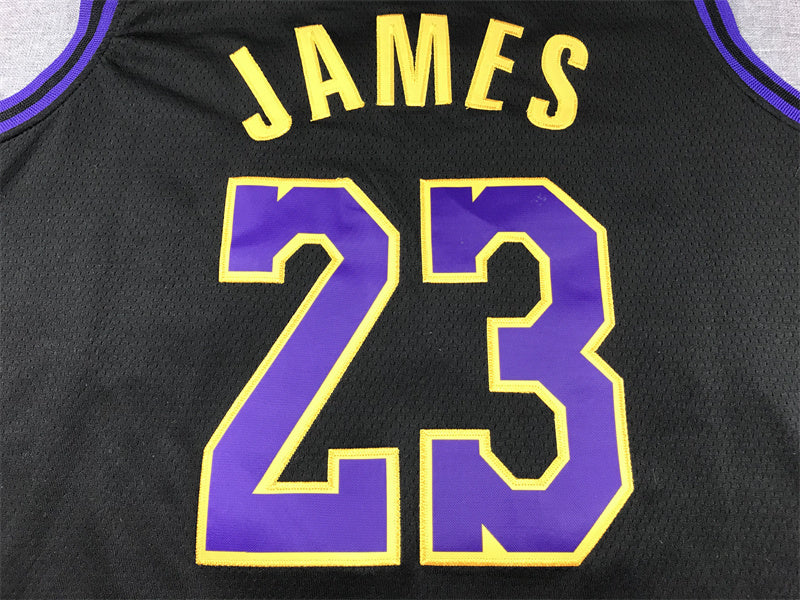LeBron James #23 Los Angeles Lakers 2024 City Edition Swingman Jersey — Embroidered