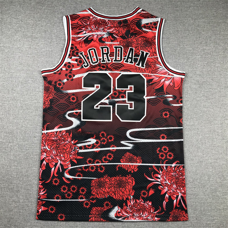 Chicago Bulls Michael Jordan #23 1997-98 Year of the Rabbit Throwback - Embroidered Jersey