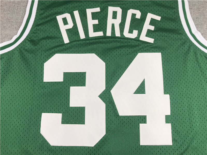 Boston Celtics Paul Pierce #34 2007-08 Throwback Jersey — Embroidered