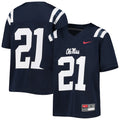 Nike #21 Navy Ole Miss Rebels Untouchable Football Jersey