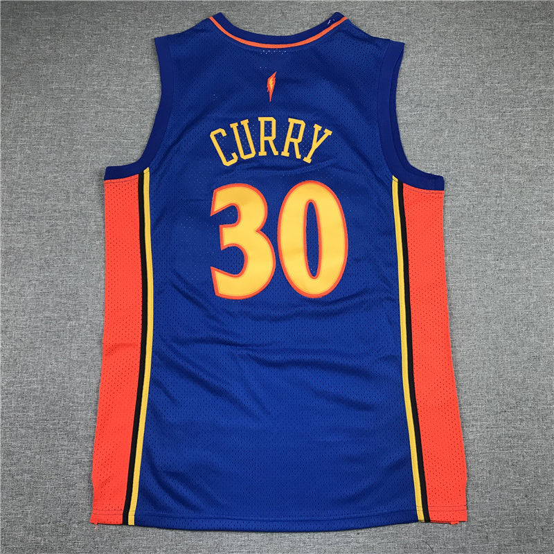 Golden State Warriors Stephen Curry #30 2009-10 Throwback - Embroidered