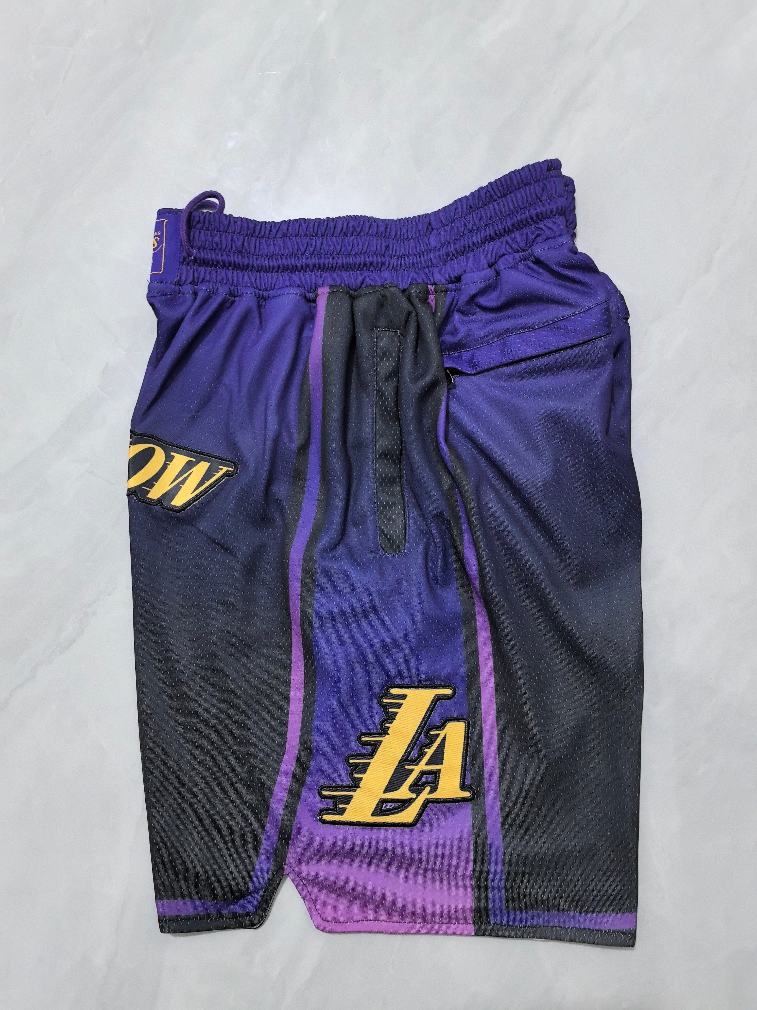 Los Angeles Lakers 2025 Purple City Edition Pocket Shorts