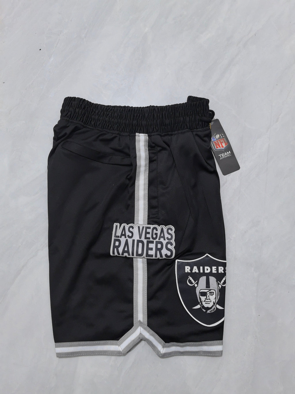 Las Vegas Raiders Black Pocket Shorts