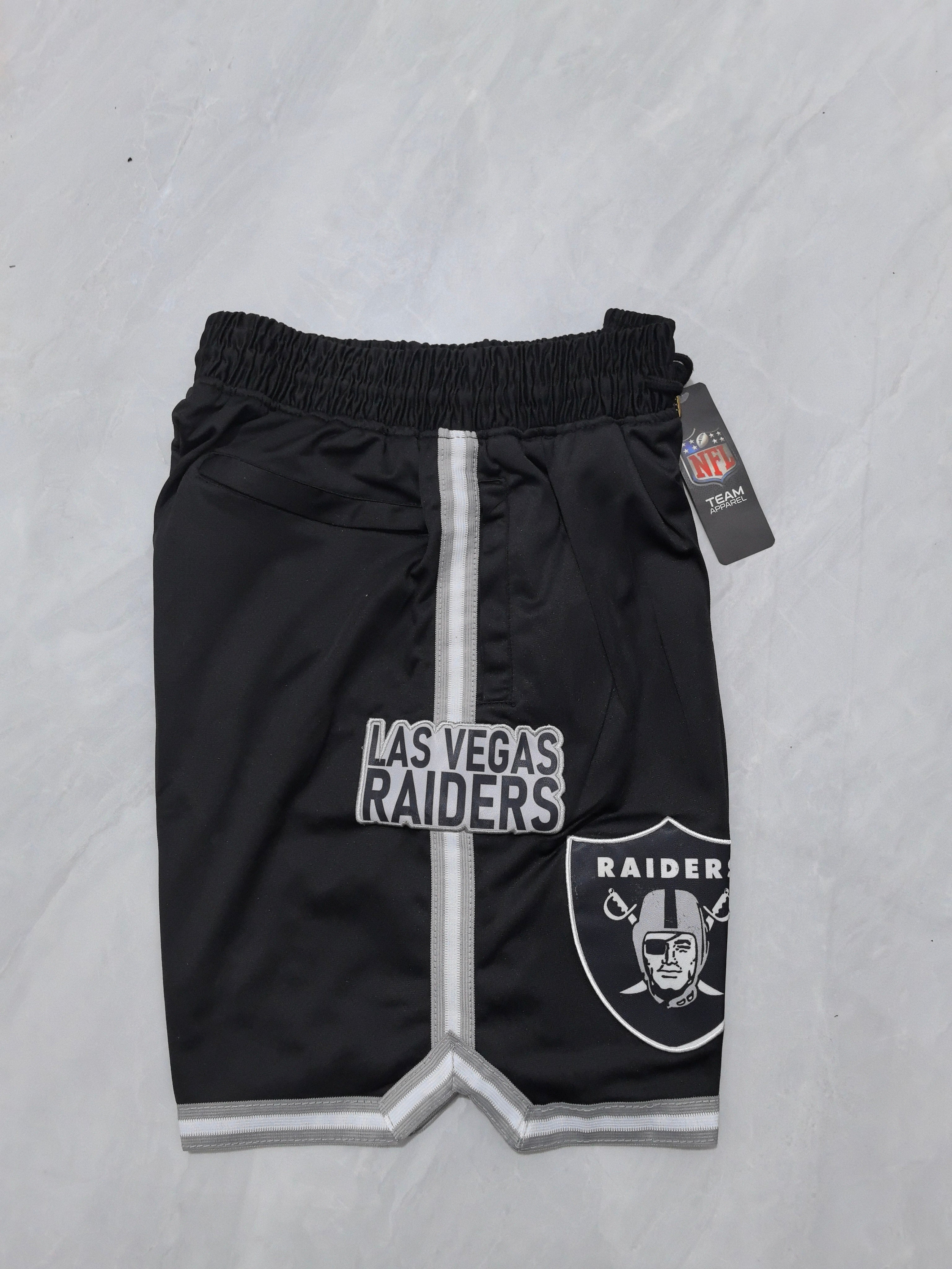 Las Vegas Raiders Black Pocket Shorts