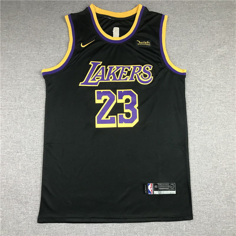 LeBron James #23 Los Angeles Lakers City Edition Swingman Jersey — Embroidered