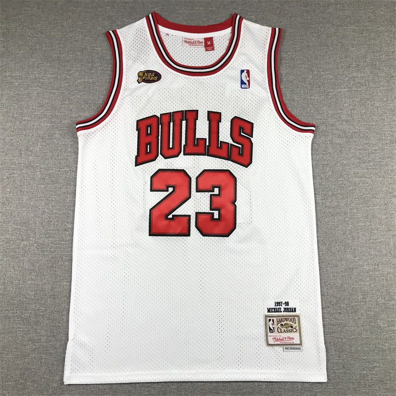 Chicago Bulls Michael Jordan #23 1997-98 Finals Edition Throwback - Embroidered Jersey