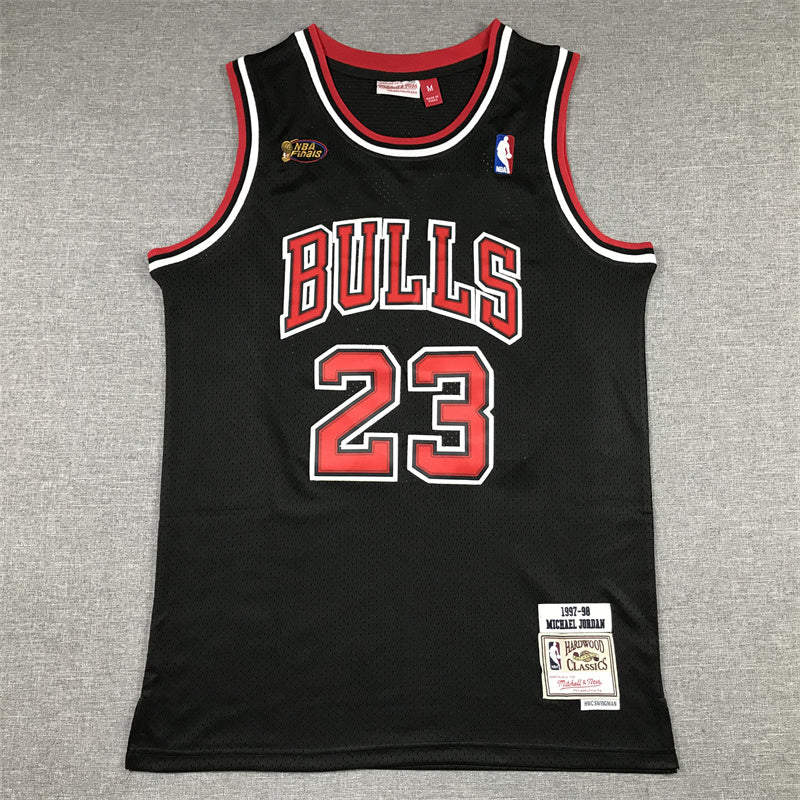 Chicago Bulls Michael Jordan #23 1997-98 Finals Edition Throwback - Embroidered Jersey