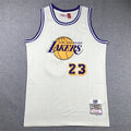 LeBron James #23 Los Angeles Lakers Throwback Jersey — Embroidered