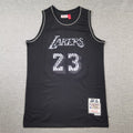 LeBron James #23 Los Angeles Lakers 2018-19 Throwback Jersey — Embroidered