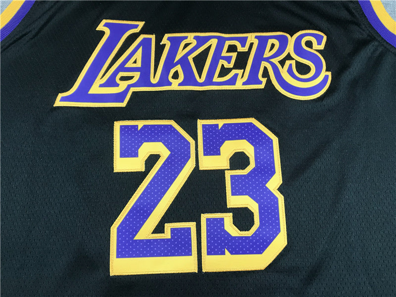 LeBron James #23 Los Angeles Lakers City Edition Swingman Jersey — Embroidered