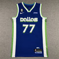 Dallas Mavericks Luka Doncic #77 2023 City Edition Swingman Jersey — Embroidered