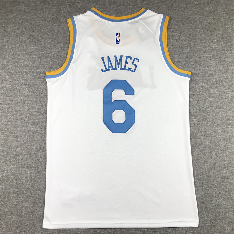 Lebron James  #6 Los Angeles Lakers 2023 City Edition Swingman Jersey - Embroidered