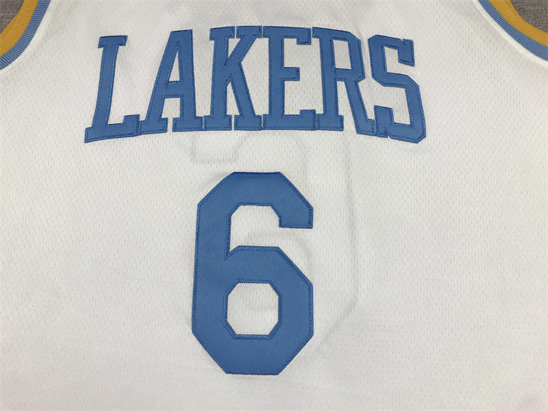 Lebron James  #6 Los Angeles Lakers 2023 City Edition Swingman Jersey - Embroidered