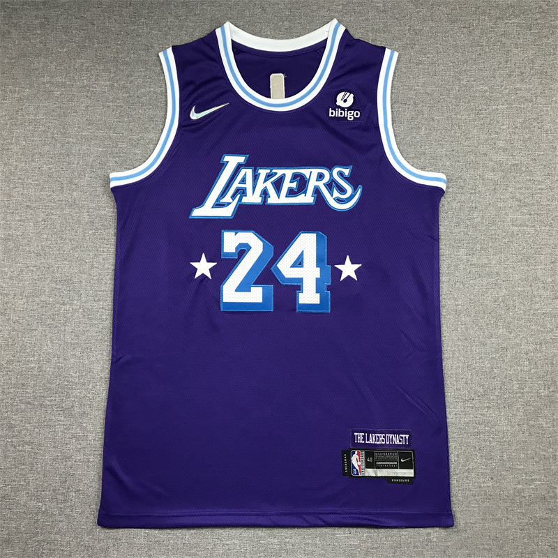 Kobe Bryant #24 Los Angeles Lakers 2022 City Edition Swingman Jersey — Embroidered