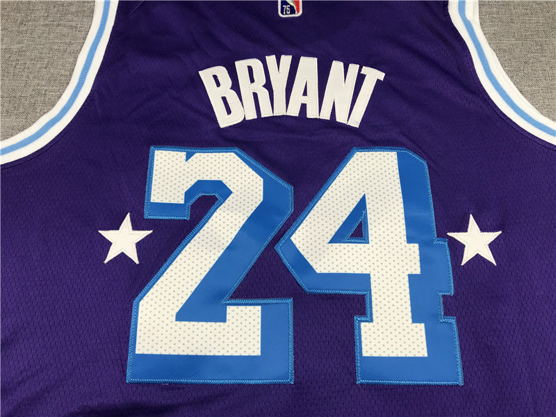 Kobe Bryant #24 Los Angeles Lakers 2022 City Edition Swingman Jersey — Embroidered