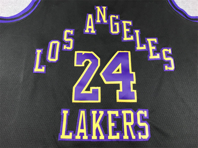 Kobe Bryant #24 Los Angeles Lakers 2024 City Edition Swingman Jersey — Embroidered