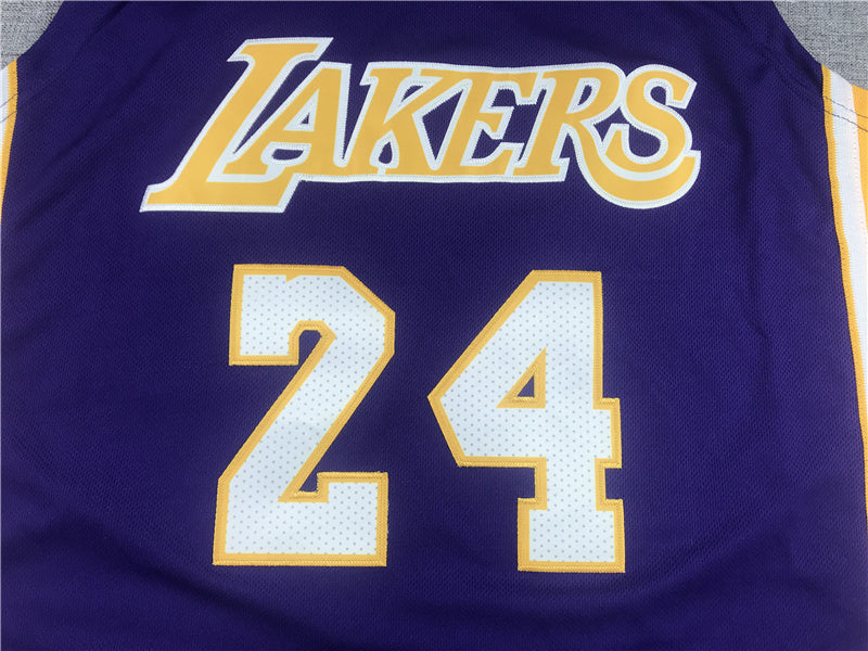 Kobe Bryant #24 Los Angeles Lakers 2006-07 Throwback Jersey — Embroidered