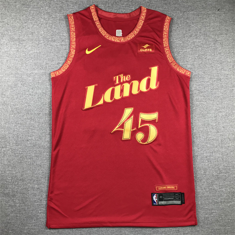 Cleveland Cavaliers Donovan Mitchell #45 2024 City Edition - Embroidered Jersey