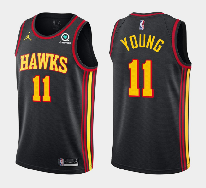 Men's Atlanta Hawks Trae Young #11 City Edition  Swingman Jersey - Embroidered