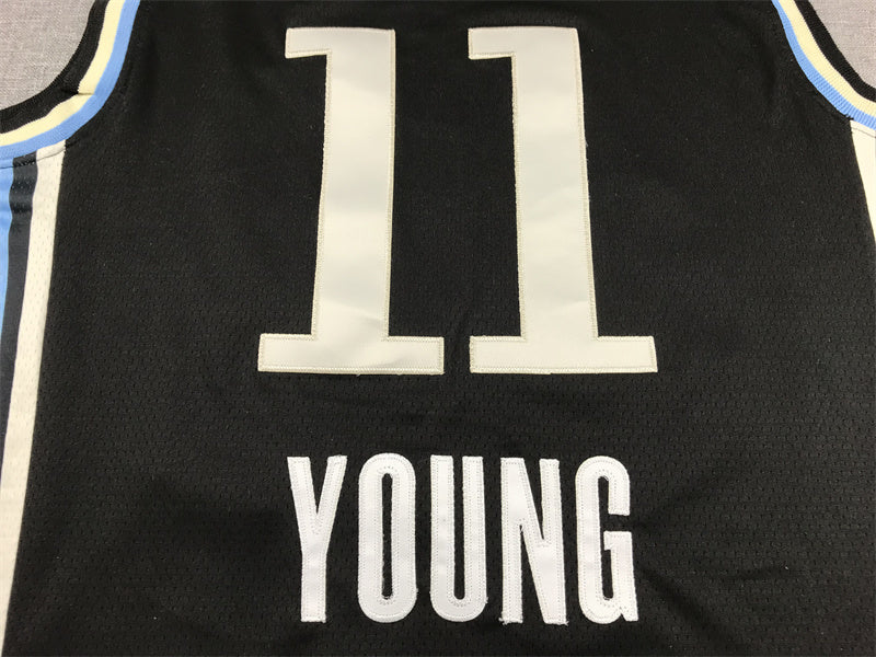Men's Atlanta Hawks Trae Young #11 2024 City Edition  Swingman Jersey - Embroidered
