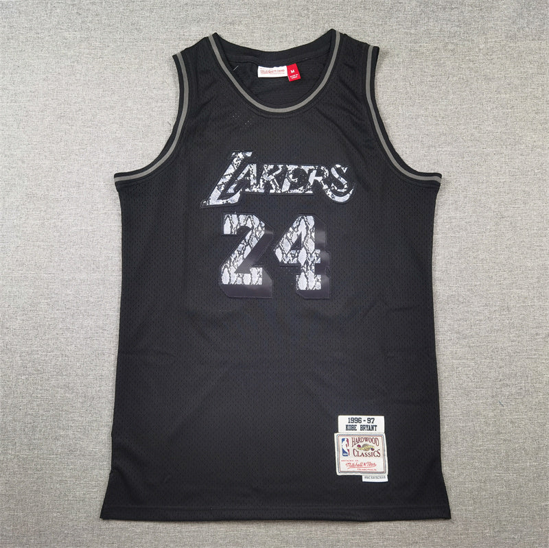 Kobe Bryant #24 1996-97 Los Angeles Lakers Throwback Jersey — Embroidered