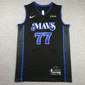 Dallas Mavericks Luka Doncic #77 2024 City Edition Swingman Jersey — Embroidered