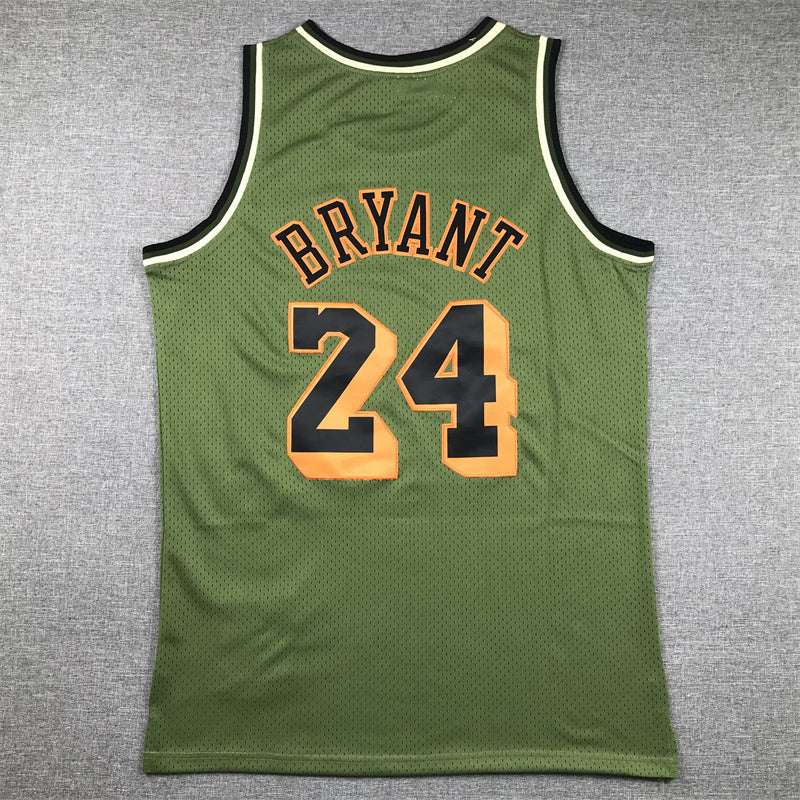 Kobe Bryant #24 Los Angeles Lakers 1996-97 Throwback Jersey — Embroidered