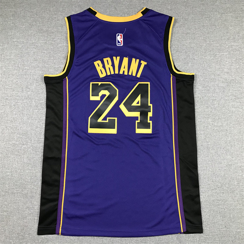 Kobe Bryant #24 Los Angeles Lakers "Declaration" City Edition Swingman Jersey — Embroidered
