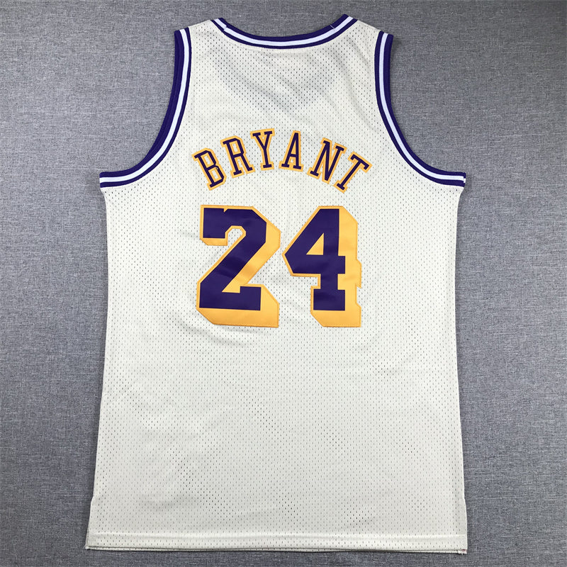 Kobe Bryant #24 Los Angeles Lakers Throwback Jersey — Embroidered