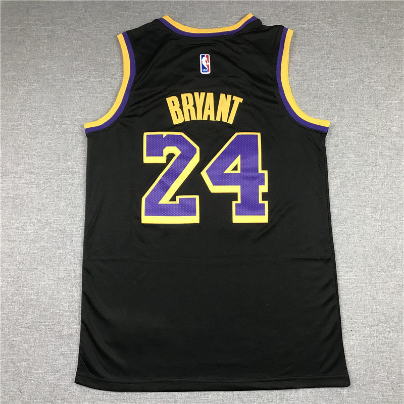 Kobe Bryant #24 Los Angeles Lakers City Edition Swingman Jersey — Embroidered