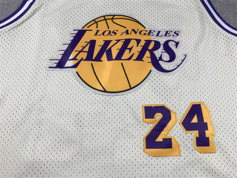 Kobe Bryant #24 Los Angeles Lakers Throwback Jersey — Embroidered