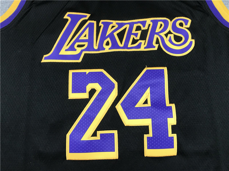 Kobe Bryant #24 Los Angeles Lakers City Edition Swingman Jersey — Embroidered