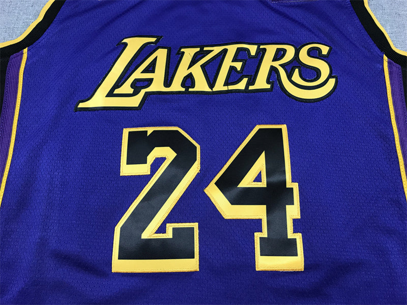 Kobe Bryant #24 Los Angeles Lakers "Declaration" City Edition Swingman Jersey — Embroidered