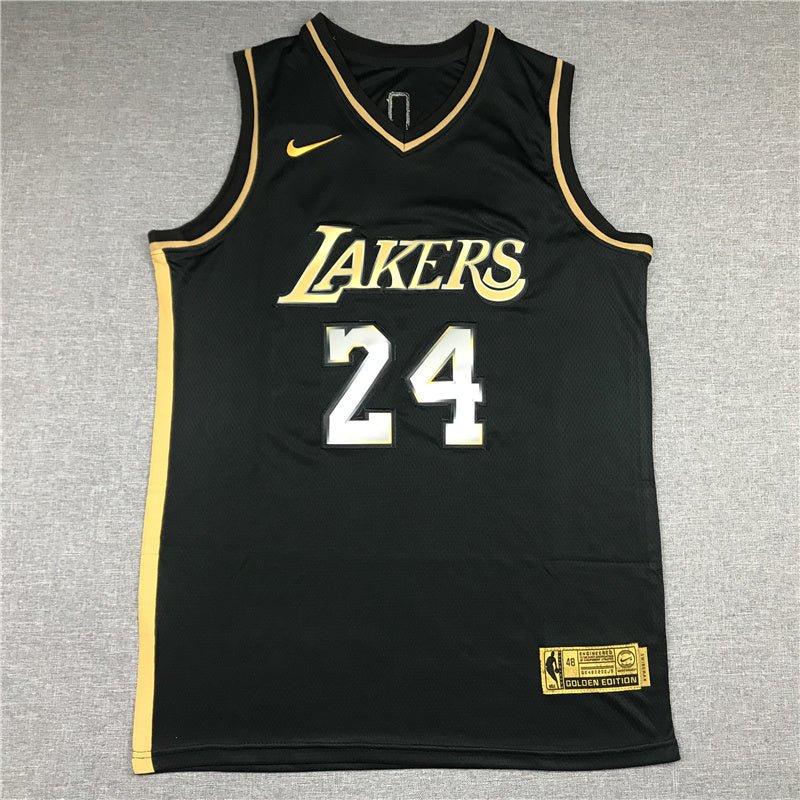 Kobe Bryant #24 Los Angeles Lakers City Edition Swingman Jersey — Embroidered
