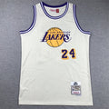 Kobe Bryant #24 Los Angeles Lakers Throwback Jersey — Embroidered
