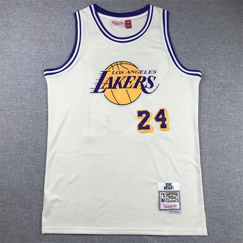 Kobe Bryant #24 Los Angeles Lakers Throwback Jersey — Embroidered