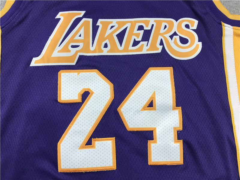 Kobe Bryant #24 Los Angeles Lakers Retirement Edition - Embroidered Jersey
