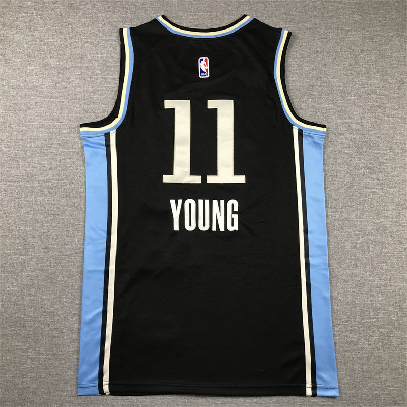 Men's Atlanta Hawks Trae Young #11 2024 City Edition  Swingman Jersey - Embroidered