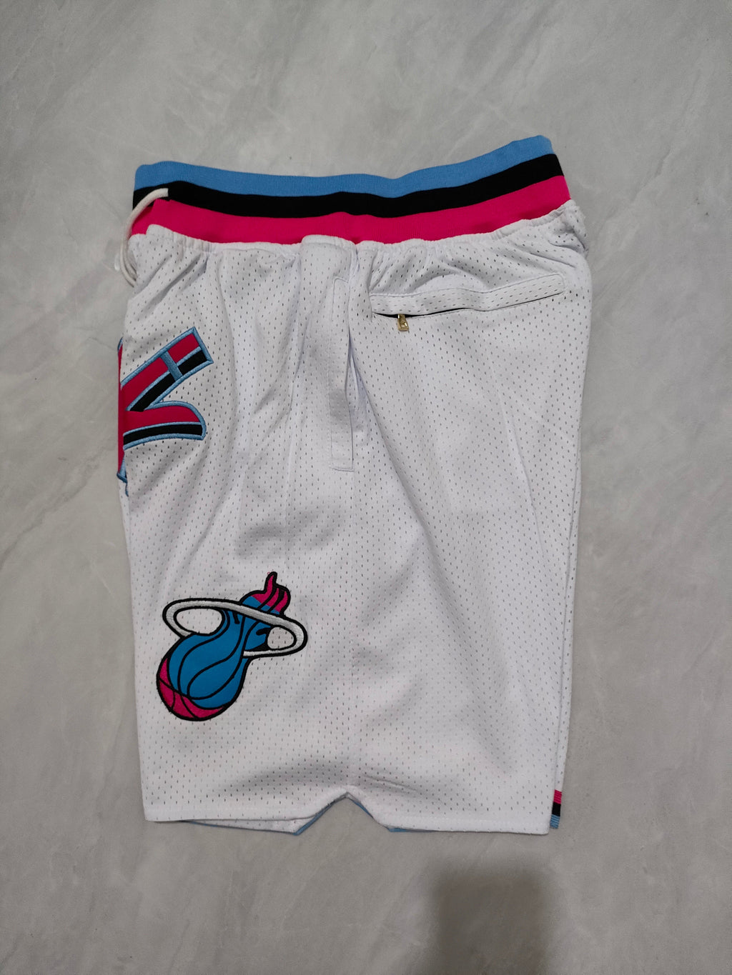 Miami Heat White City Edition Pocket Shorts