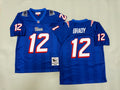 Mens Tom Brady#12 New England Patriots Vintage Throwback Jersey